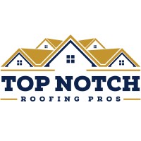 logo for top notch roofing pros based on Rome NY